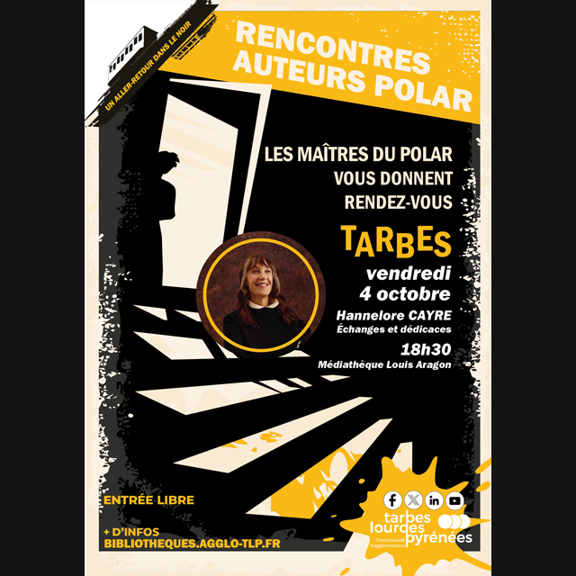 Rencontres auteurs Polar : Hannelore Cayre Le 4 oct 2024