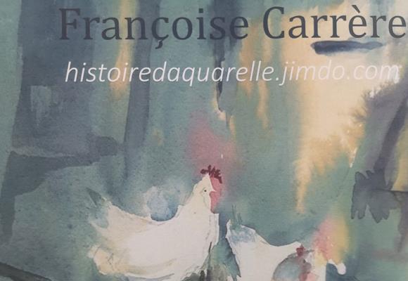 Exposition aquarelles Françoise Carrère - 0