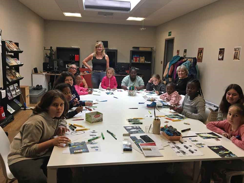 Atelier enfants "Bas-relief chameau "