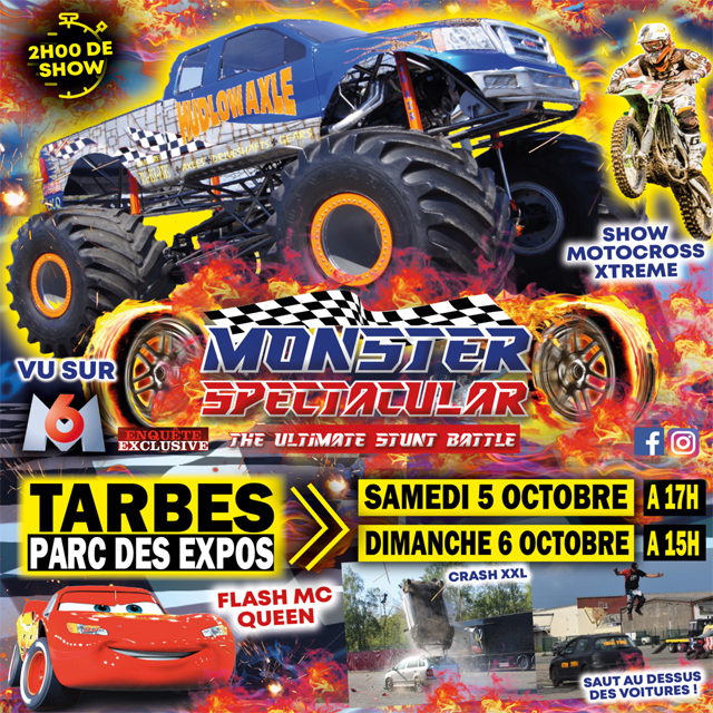 Monster Spectacular Du 5 au 6 oct 2024