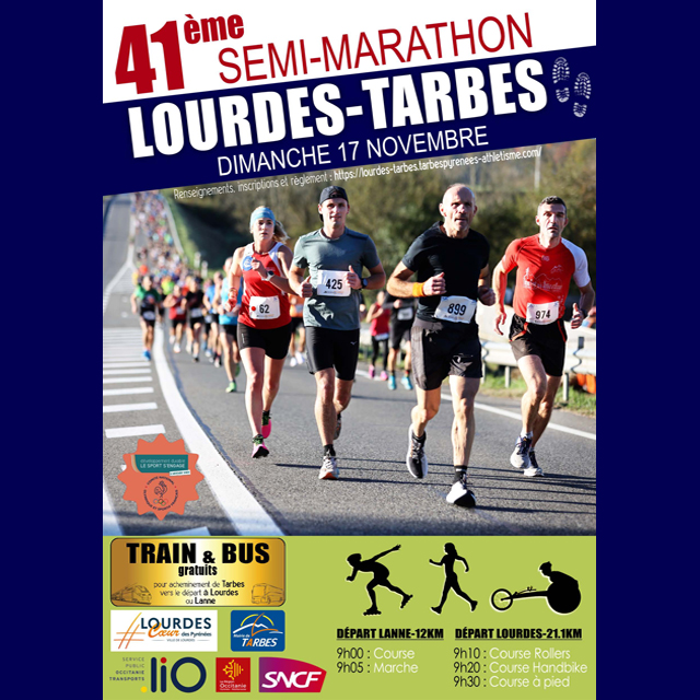 41ème Semi-marathon Lourdes-Tarbes Le 17 nov 2024